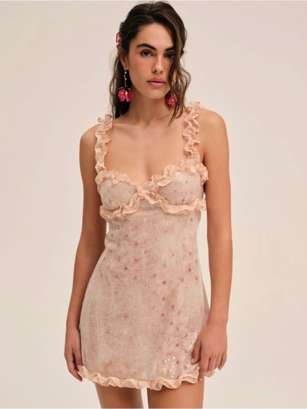 For Love And Lemons Sophia Sequin Mini Dress